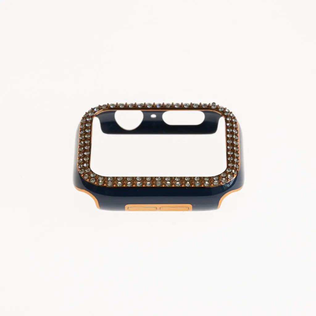 Accesorio generico pulsera con bumper de diamantes apple watch 42 mm color azul marino  Shop name