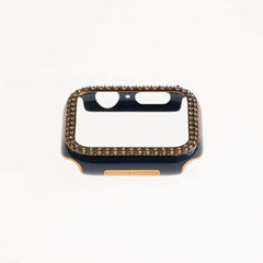 Accesorio Generico Pulsera Con Bumper De Diamantes Apple Watch 44 Mm Color Azul Marino  Shop name