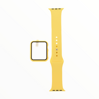 Thumbnail for Accesorio El Rey Pulsera Con Bumper Y Protector De Pantalla Apple Watch 38 Mm Color Amarillo