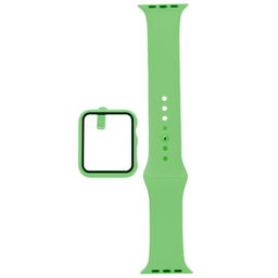 Accessory El Rey Bracelet with Bumper and Screen Protector for Apple Watch 40 mm, Lemon Green