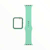 Thumbnail for Accesorio El Rey Pulsera Con Bumper Y Protector De Pantalla Apple Watch 42 Mm Color Menta