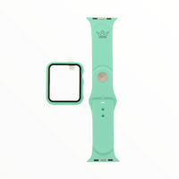 Thumbnail for Accesorio El Rey Pulsera Con Bumper Y Protector De Pantalla Apple Watch 42 Mm Color Menta