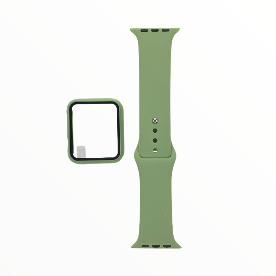 Accessory El Rey Bracelet With Bumper And Screen Protector For Apple Watch 42 Mm Color Light Green