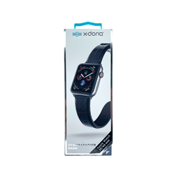 Accesorio Xdoria Pulsera De Cuero Croc Apple Watch 38 / 40 Mm Color Negro - MUNDO ACCESORIOS (B2C)