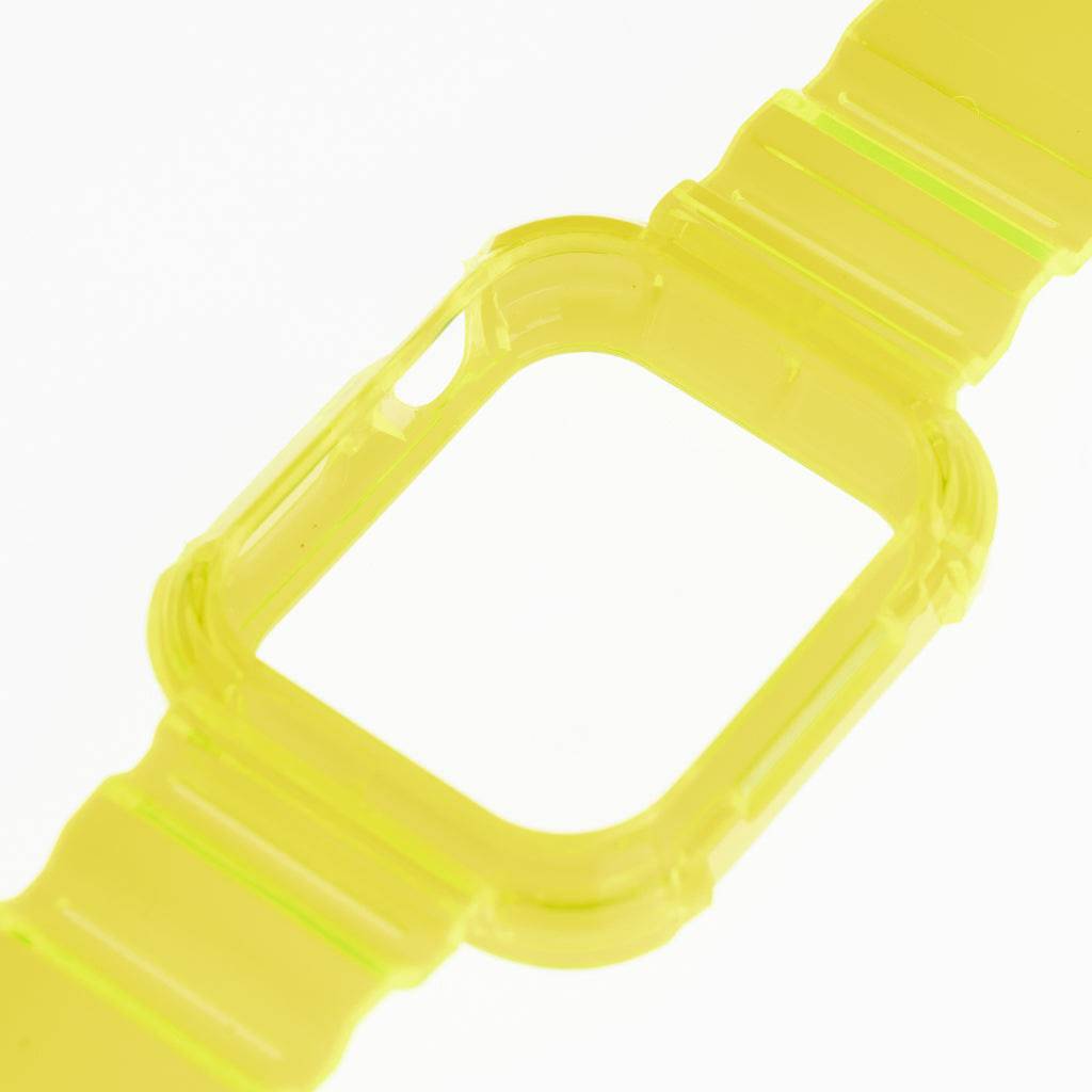 Accesorio Generico Pulsera Con Bumper Rugged Apple Watch 44 Mm Color Verde Neon - MUNDO ACCESORIOS (B2C)