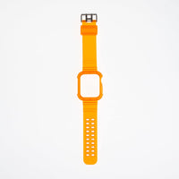 Accesorio Generico Pulsera Con Bumper Rugged Apple Watch 44 Mm Color Naranja - MUNDO ACCESORIOS (B2C)