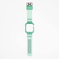 Pulsera Generico con bumper claro y verde de 44 mm, diseño moderno y protector.