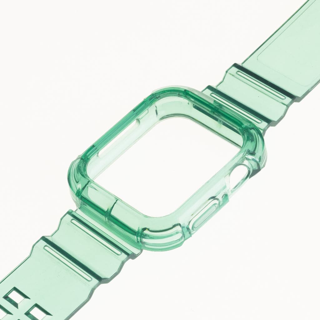 Accesorio Generico Pulsera Con Bumper Rugged Apple Watch 45 Mm Color Verde - MUNDO ACCESORIOS (B2C)