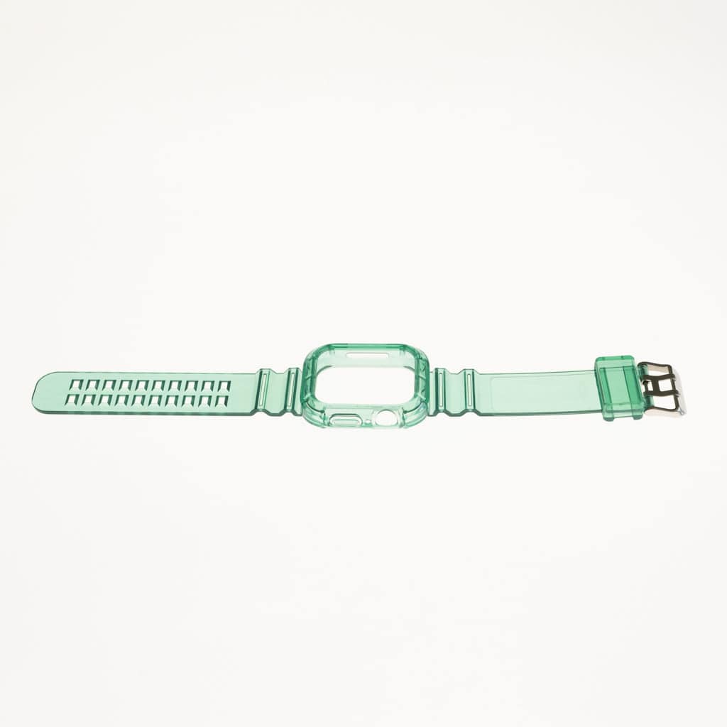 Accesorio Generico Pulsera Con Bumper Rugged Apple Watch 45 Mm Color Verde - MUNDO ACCESORIOS (B2C)