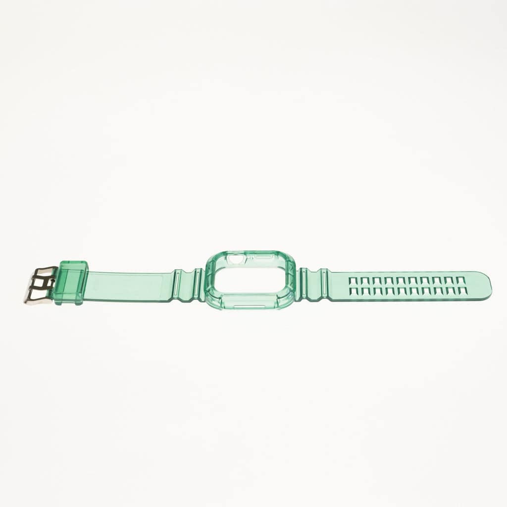 Accesorio Generico Pulsera Con Bumper Rugged Apple Watch 45 Mm Color Verde - MUNDO ACCESORIOS (B2C)