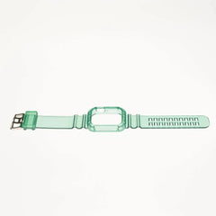 Accesorio Generico Pulsera Con Bumper Rugged Apple Watch 45 Mm Color Verde  Shop name