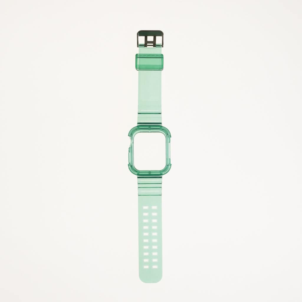 Accesorio Generico Pulsera Con Bumper Rugged Apple Watch 45 Mm Color Verde - MUNDO ACCESORIOS (B2C)