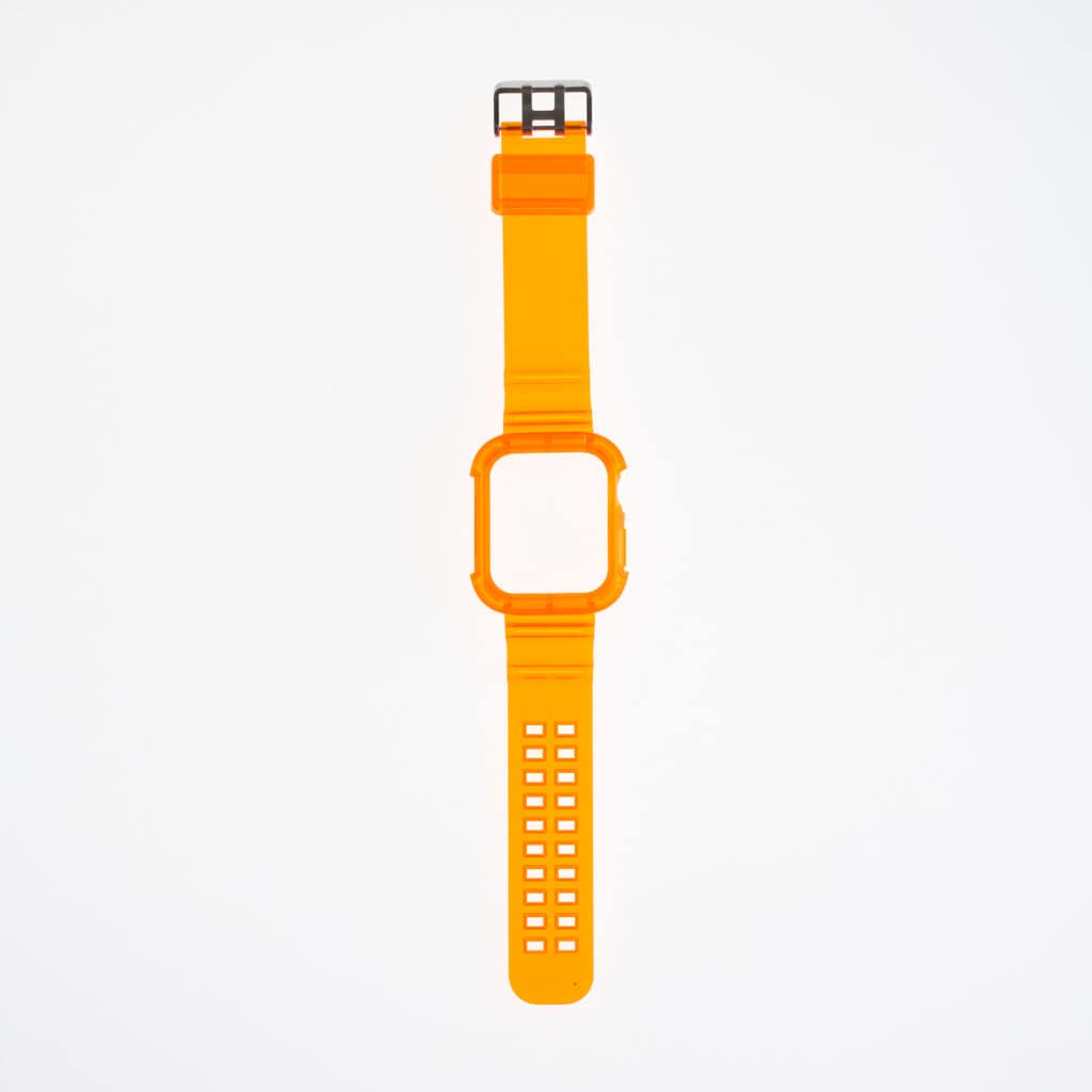 Accesorio Generico Pulsera Con Bumper Rugged Apple Watch 45 Mm Color Naranja - MUNDO ACCESORIOS (B2C)