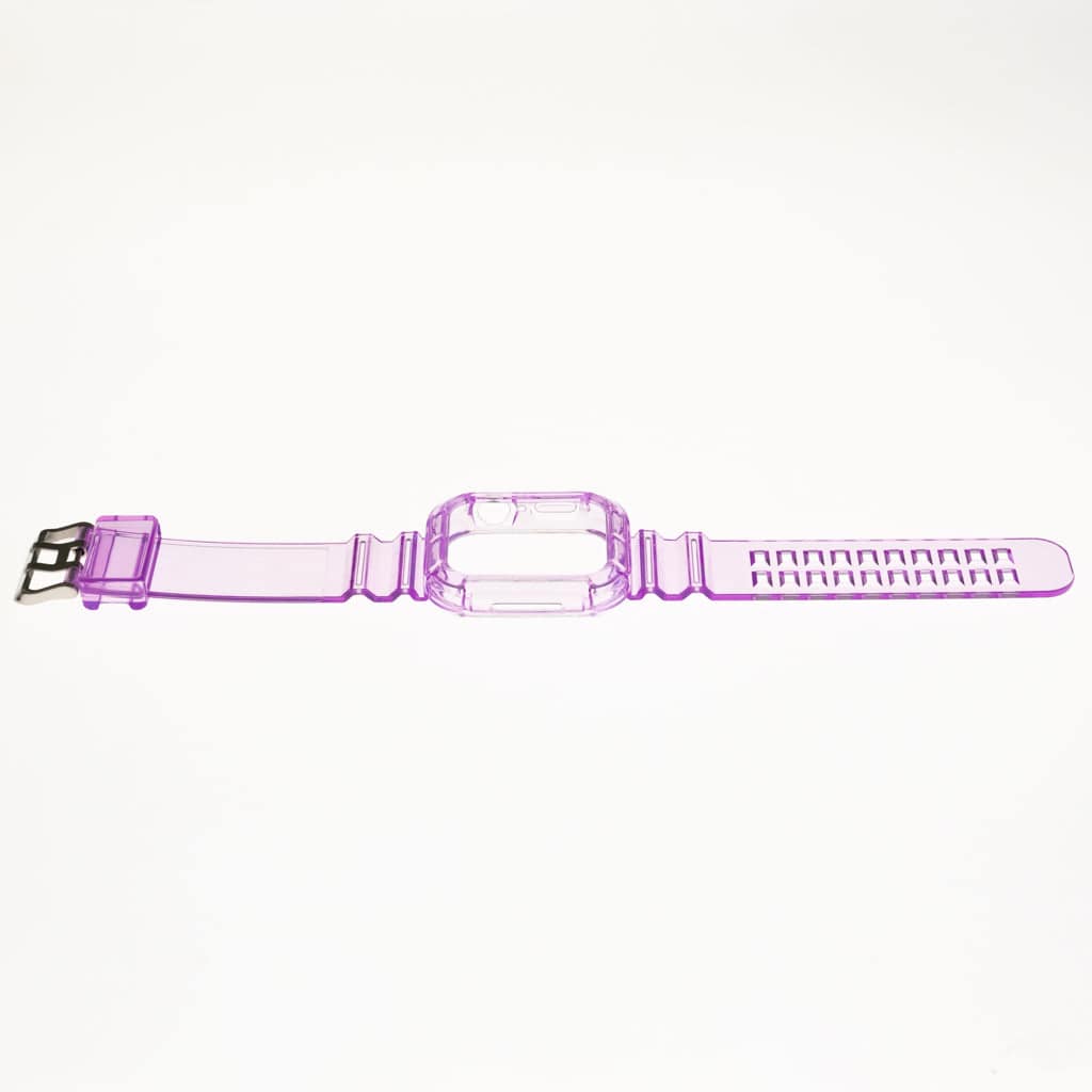 Accesorio Generico Pulsera Con Bumper Rugged Apple Watch 45 Mm Color Morado - MUNDO ACCESORIOS (B2C)