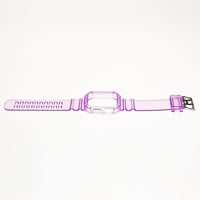 Accesorio Generico Pulsera Con Bumper Rugged Apple Watch 45 Mm Color Morado - MUNDO ACCESORIOS (B2C)