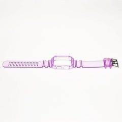 Accesorio Generico Pulsera Con Bumper Rugged Apple Watch 45 Mm Color Morado  Shop name