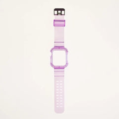 Accesorio Generico Pulsera Con Bumper Rugged Apple Watch 45 Mm Color Morado  Shop name