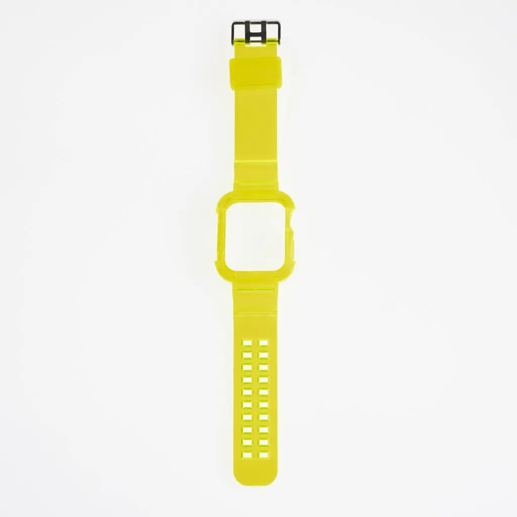 Accesorio generico pulsera con bumper rugged apple watch 45 mm color verde neon  Shop name