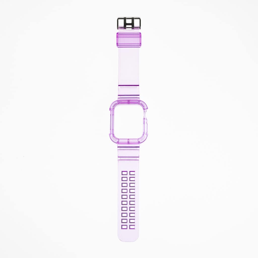 Accesorio Generico Pulsera Con Bumper Rugged Apple Watch 42 Mm Color Morado - MUNDO ACCESORIOS (B2C)