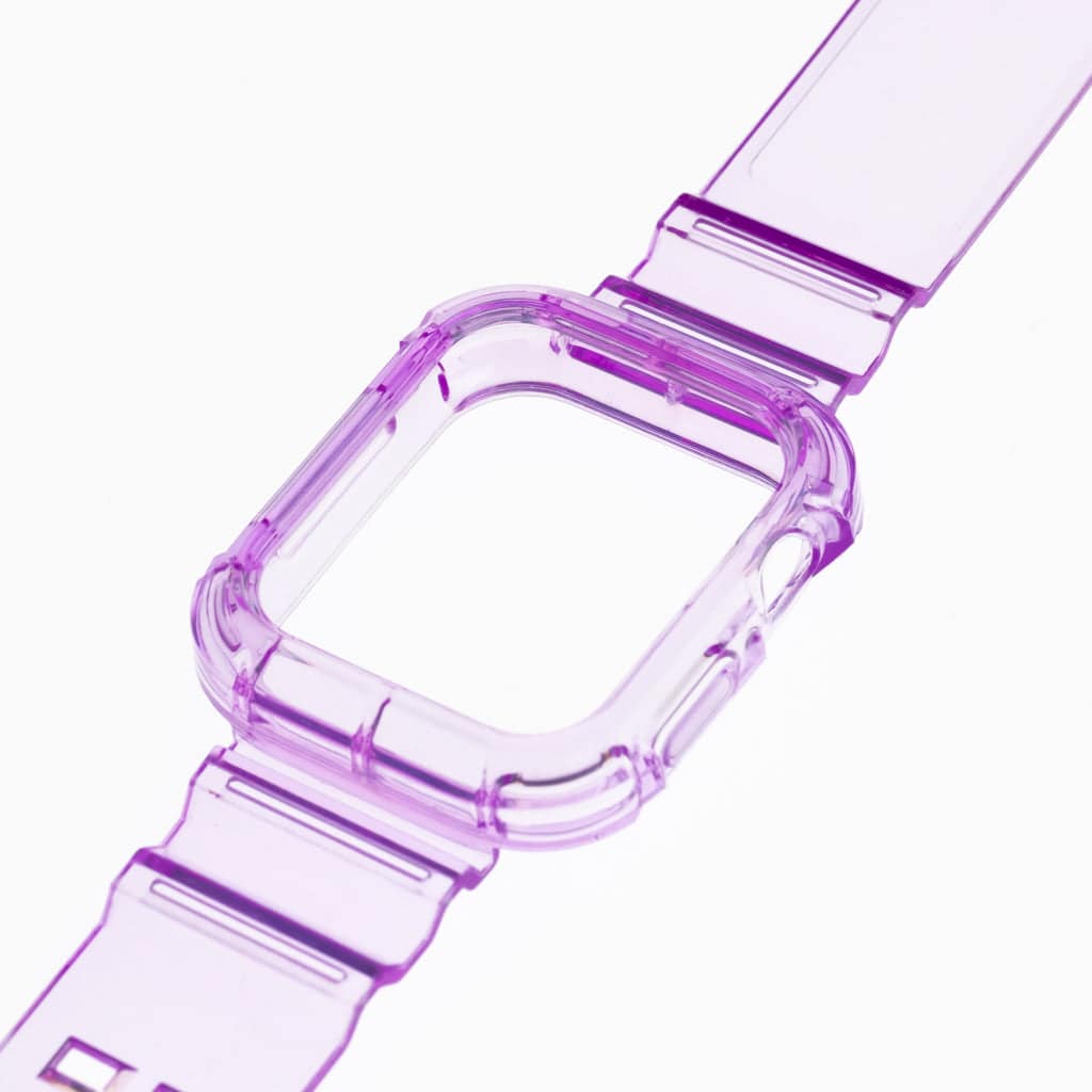 Accesorio Generico Pulsera Con Bumper Rugged Apple Watch 42 Mm Color Morado - MUNDO ACCESORIOS (B2C)