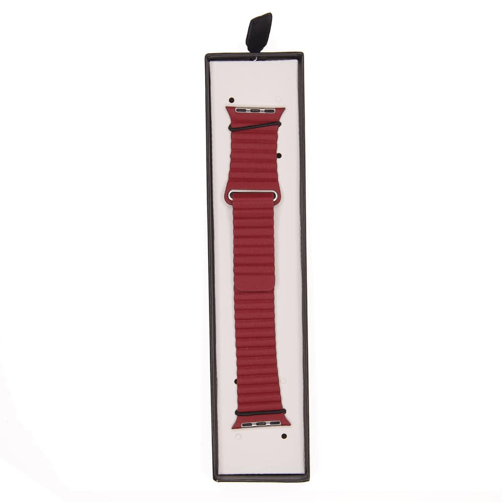 Accesorio El Rey Pulsera Loop De Eslaboneapple Watch 38 / 40 Mm Color Corinto - MUNDO ACCESORIOS (B2C)