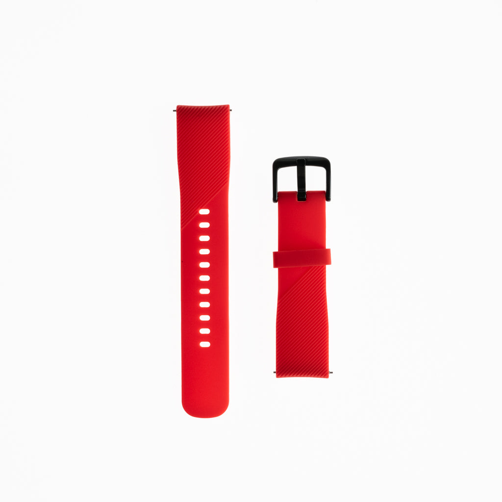 Accesorio generico pulsera tipo cincho samsung watch 22 mm color rojo