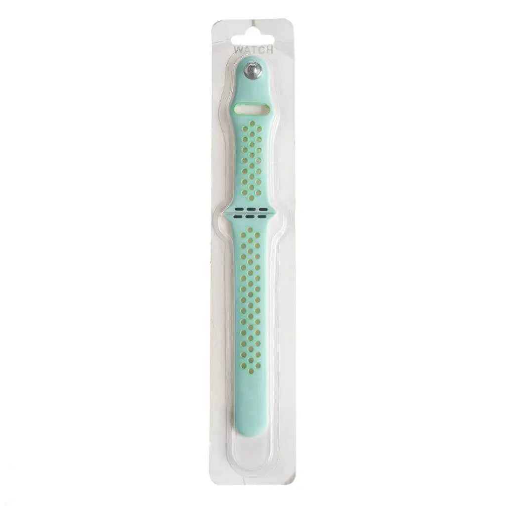 Pulsera tipo Nike color verde claro para Apple Watch 38/40/41 mm.