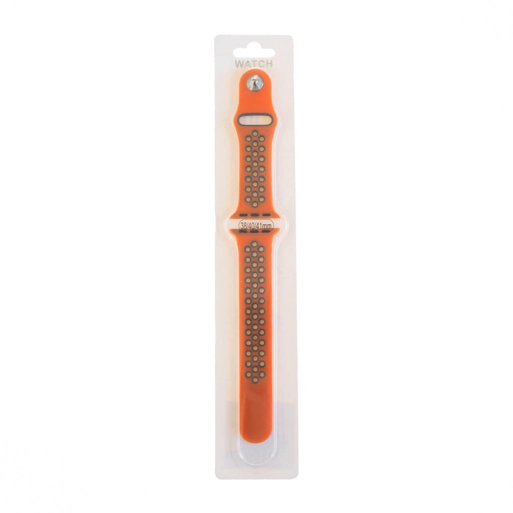 Accesorios El Rey Pulseras Tipo Nike Naranja / Gris 38 Mm / 40 Mm / 41 Mm - MUNDO ACCESORIOS (B2C)