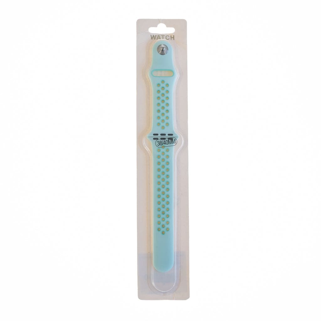 Accesorio El Rey Pulsera Tipo Nike Apple Watch 38 / 40 / 41 Mm Color Menta / Azul - MUNDO ACCESORIOS (B2C)