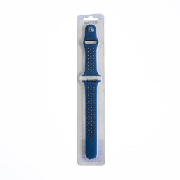 Accesorio el rey pulsera tipo nike apple watch 38 / 40 / 41 mm color azul raf / negro - MUNDO ACCESORIOS (B2C)