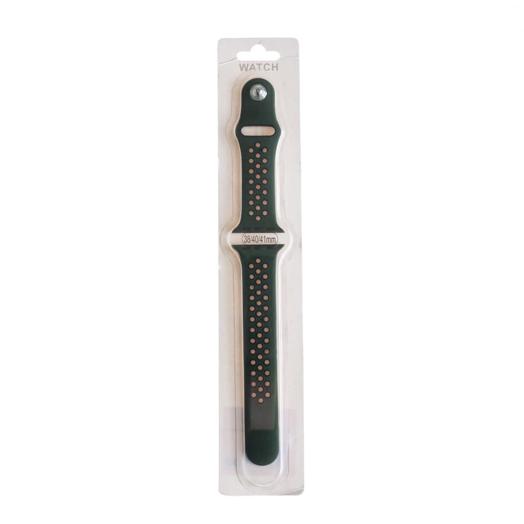 Accesorios el rey pulseras tipo nike verde alga / negro 38 mm / 40 mm / 41 mm - MUNDO ACCESORIOS (B2C)