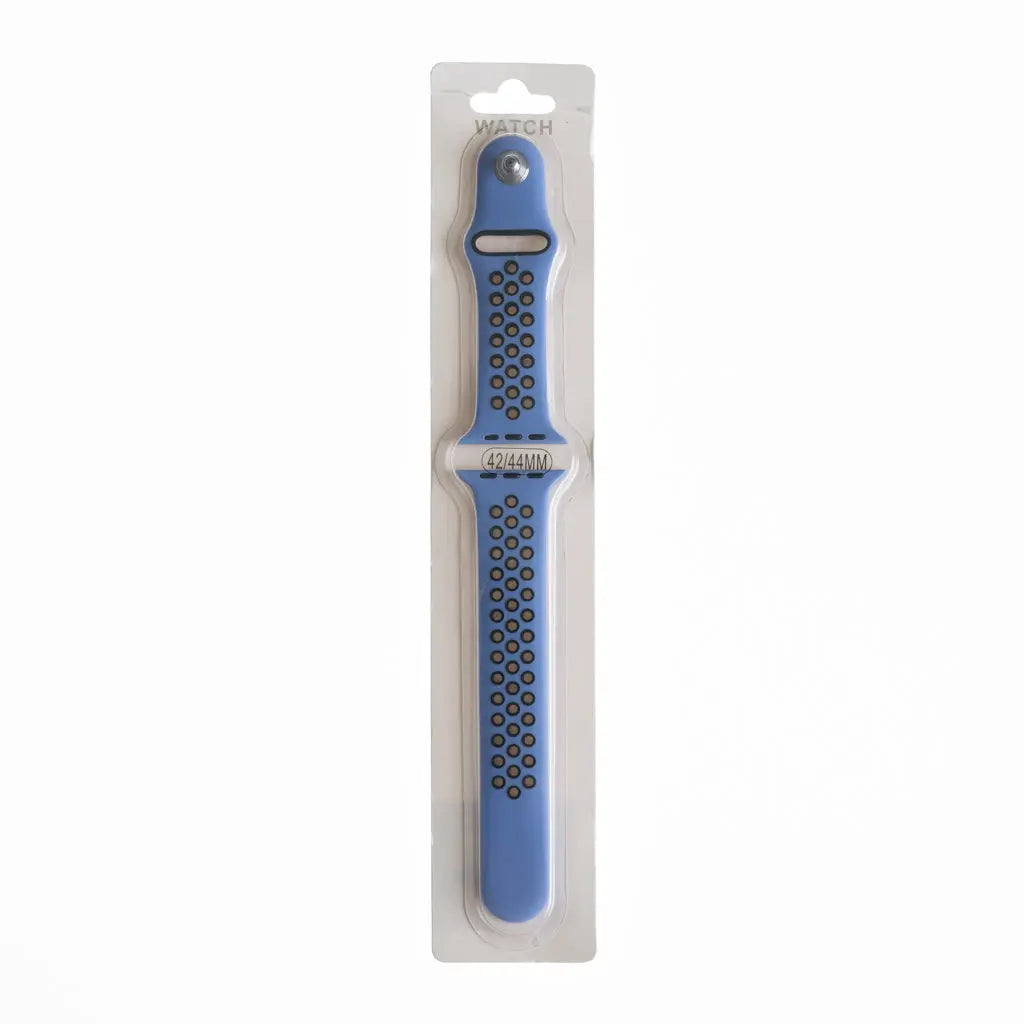 Accesorio el rey pulsera azul índigo y negro para Apple Watch 42/44/45 mm.