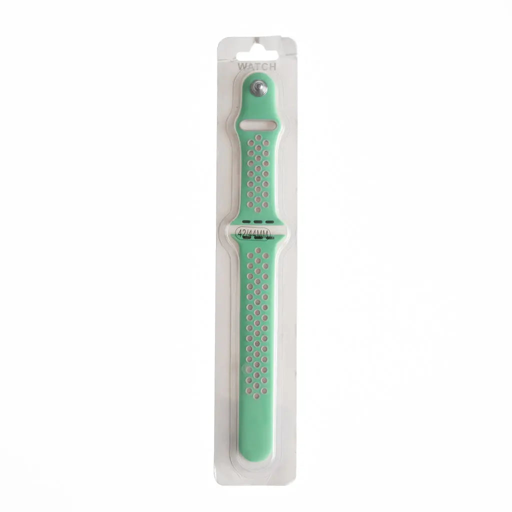 Accesorio el rey pulsera tipo nike apple watch 42 / 44 / 45 mm color menta / gris  Shop name