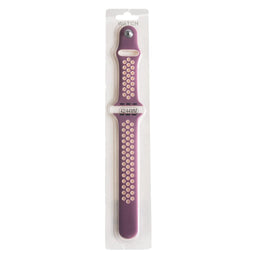 Accesorio El Rey Pulsera Tipo Nike Apple Watch 42 / 44 / 45 Mm Color Morado / Rosado - MUNDO ACCESORIOS (B2C)