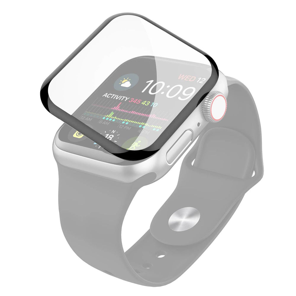 Protector de pantalla de vidrio templado Xdoria Raptic para Apple Watch 41 mm, alta transparencia, resistente a golpes.