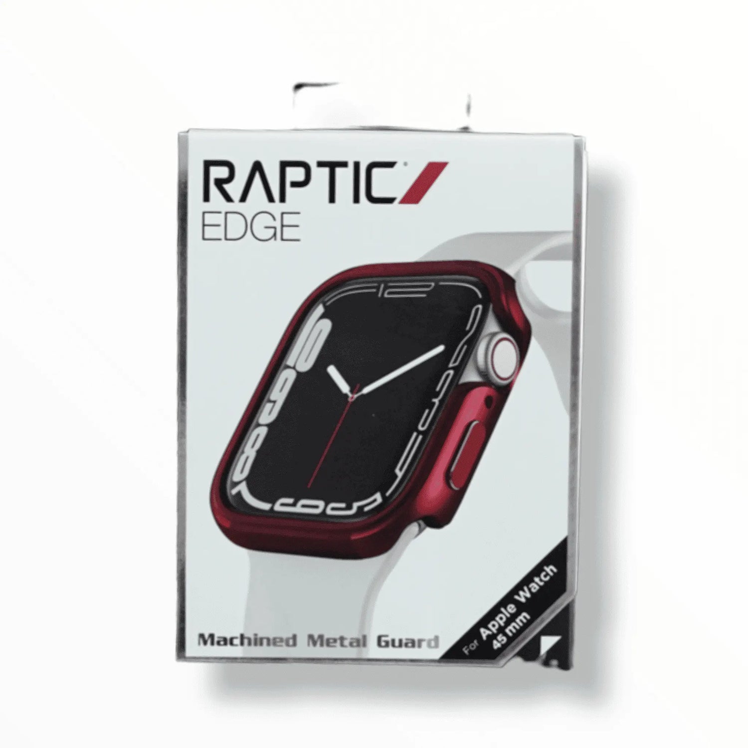 Estuche xdoria raptic edge rojo para Apple Watch 45 mm, diseño elegante y protector.