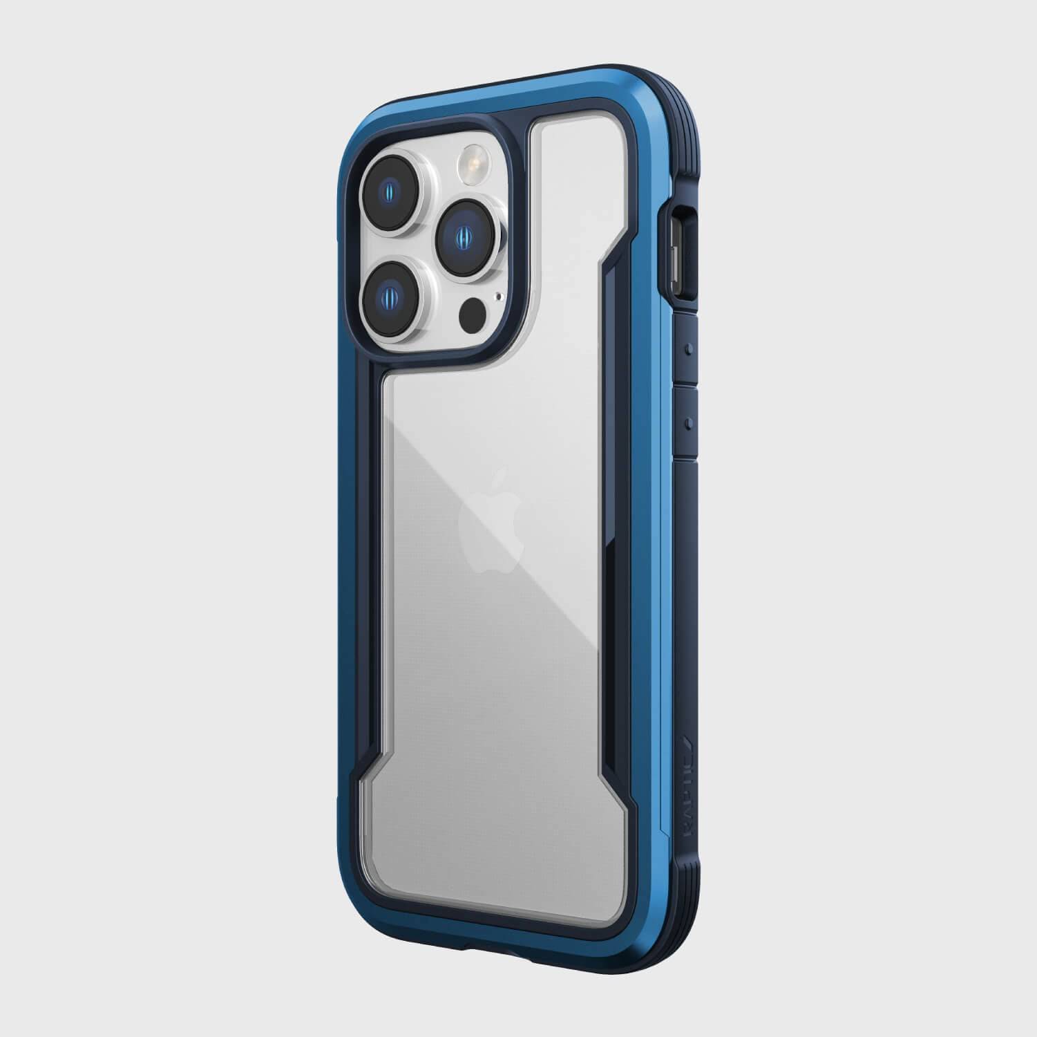 Estuches Proteccion Xdoria Raptic Shield Apple Iphone 14 Pro Color Azul Marino - MUNDO ACCESORIOS (B2C)