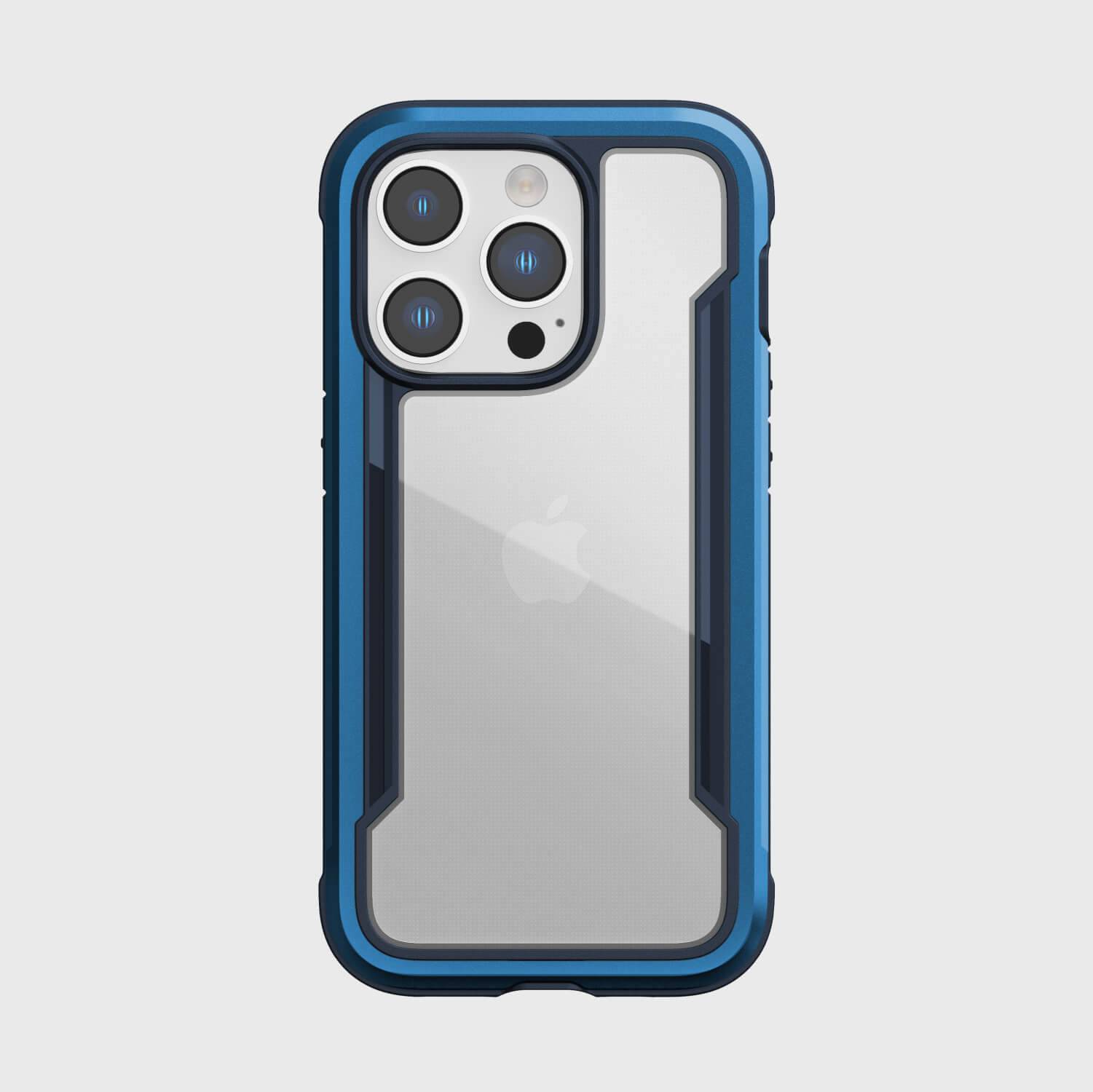 Estuches Proteccion Xdoria Raptic Shield Apple Iphone 14 Pro Color Azul Marino - MUNDO ACCESORIOS (B2C)