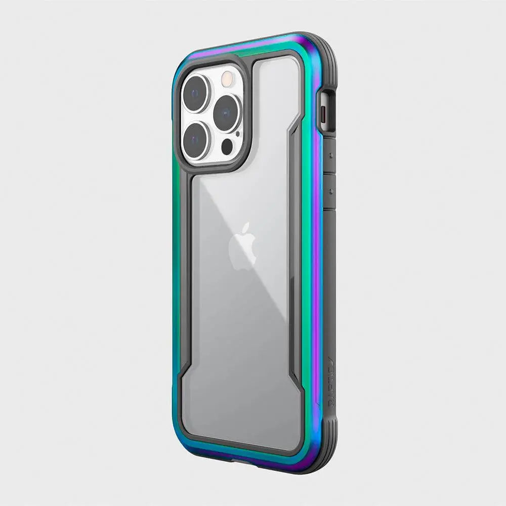 estuche proteccion xdoria raptic shield pro para iphone 13 pro color tornasol