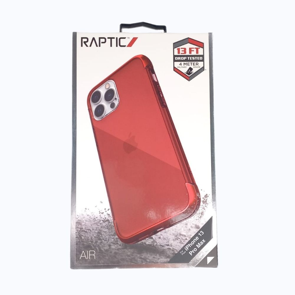 estuches clasico xdoria raptic air for apple iphone 13 pro color rojo