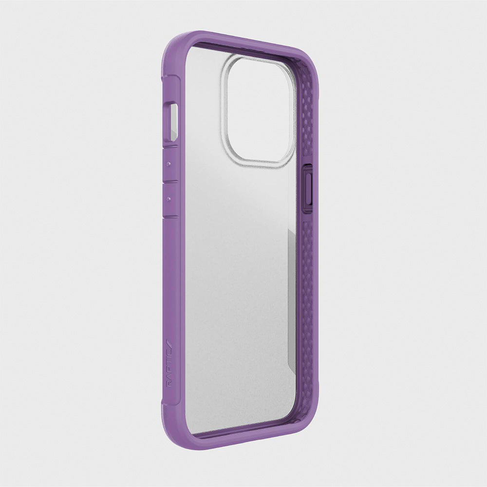 Estuche clasico xdoria raptic terrain for apple iphone 13 pro color morado