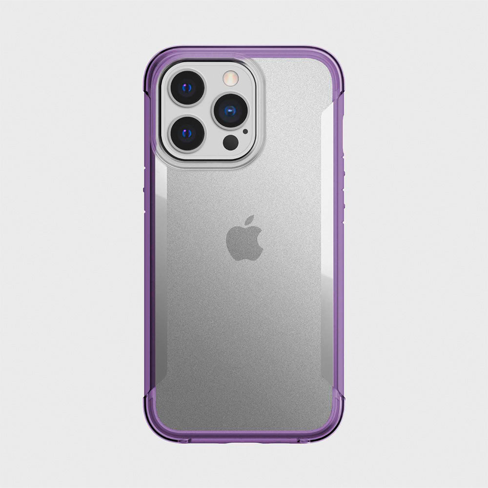 Estuche clasico xdoria raptic terrain for apple iphone 13 pro color morado