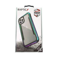 estuche multicolor Xdoria Raptic Shield para iPhone 12 y 12 Pro con protección contra impactos