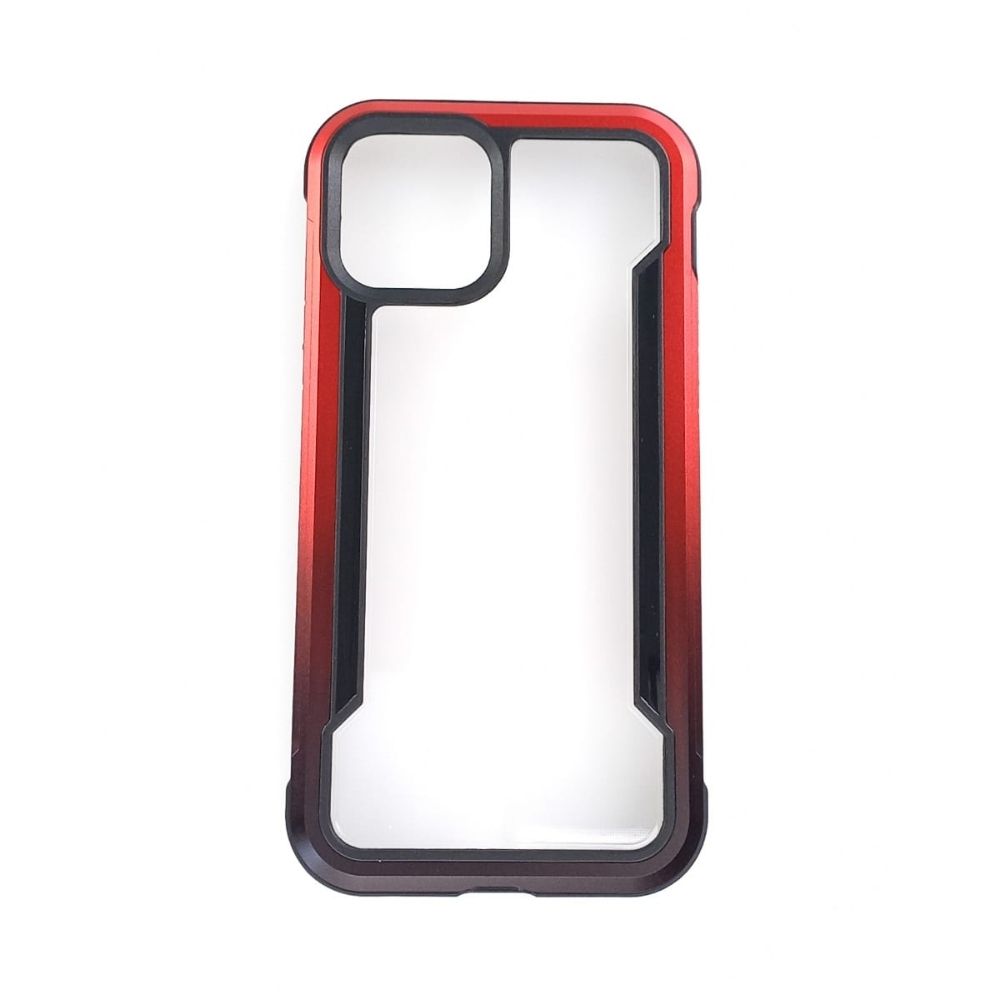 Estuche proteccion xdoria raptic shield for apple iphone 12 pro max color rojo / negro