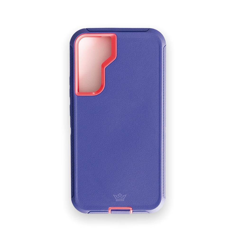 Estuches Proteccion El Rey Defender Samsung S22 Color Morado / Rosado - MUNDO ACCESORIOS (B2C)