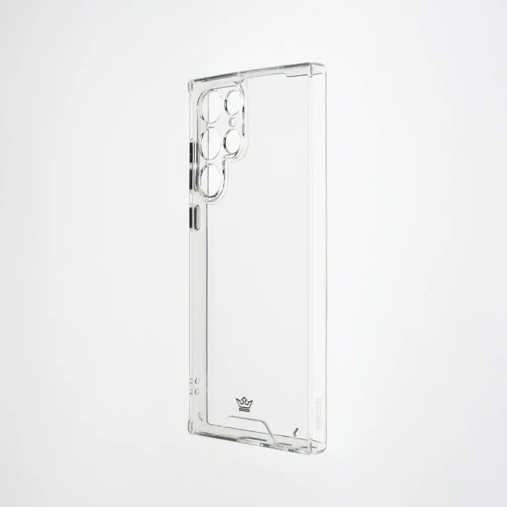 Estuche transparente el rey con botones samsung s22 ultra color gris / transparente  Shop name