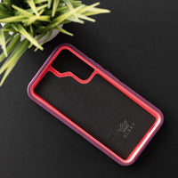 El Rey Defender Samsung S22 Plus Protective Cases Red/Pink Color