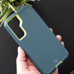 Estuche proteccion el rey defender samsung s22 plus color verde  Shop name