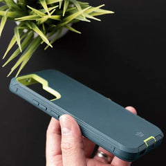 Estuche proteccion el rey defender samsung s22 plus color verde  Shop name