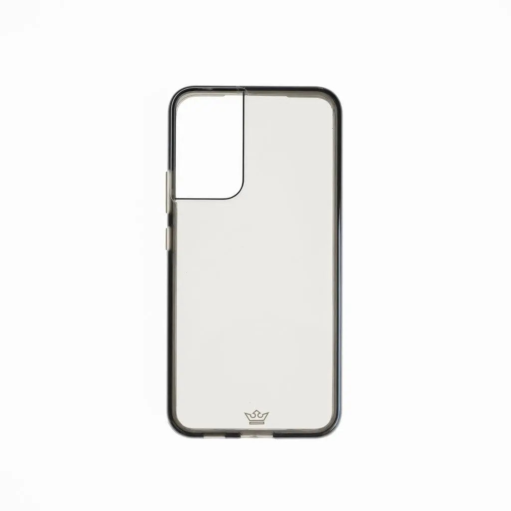 Estuche clásico El Rey Symmetry gris para Samsung S22 Plus, diseño delgado y protector.